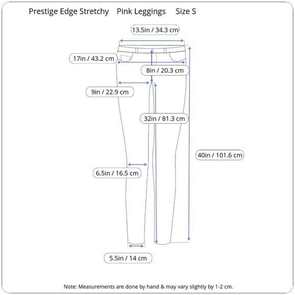 SOLD | NWOT Prestige Edge Pink Stretchy Leggings - Picture 13 of 13